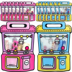 New Cartoon Gift Bag Cute Claw Machine Frosted Self-lock Zipper Bags Children School Candy Food Cookies Snack Sealing Packaging