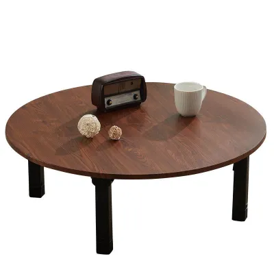 Foldable Dining Table Small Bedside Table Home Use Low round Table Simple Ground Table Dormitory Eating Table Square Table