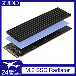GPUHLOD M.2 SSD Heatsink M2 2280 Solid State Hard Disk Aluminum Radiator with Thermal Silicone Pad PS5 Desktop PC NGFF NVME