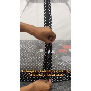 Kasur Bayi Kelambu Baru Lahir Tebal Set Lengkap Bonus Sarung Tangan Baby Empuk Tebal Murah