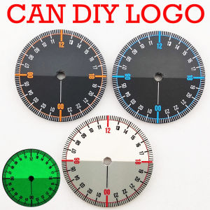 28.5mm dial 24-hour NH35 dial Full luminous dial suitable for NH34 NH35 NH36 movement green luminous watch parts FOR WATCH DIAL