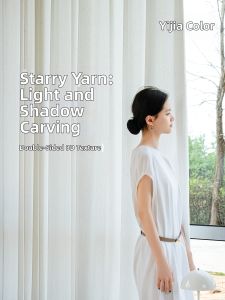 YIJIAREN | Translucent Privacy Sheer Curtain