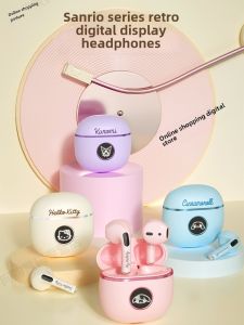Sanrio Joint Name Cinnamoroll Babycinnamoroll Real Wireless Clow M Bluetooth Headset Noise Reduction Sports Mini Melody New Arrival