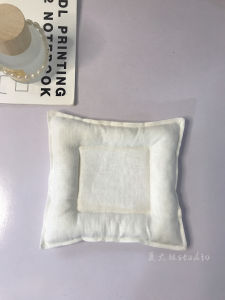 Korean Style Square Cotton Linen Cup Coasters Ins Wind Heat Resistant Pad Fabric Kitchen Mat Mini Pure Cotton Props