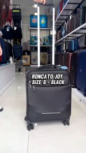 Vali du lịch RONCATO JOY vải Polyester siêu nhẹ chống thấm Thương hiệu Ý Bảo hành quốc tế