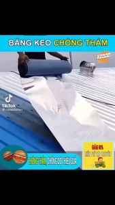Băng keo chống thấm x2000 siêu dính Nhật Bản chống thấm dột dán tường dán mái tôn dán ống nước