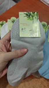 1310 Kaos kaki bamboo wanita anti slip pendek semata kaki korean style sport sock yoga pilates gym poundfit anti licin