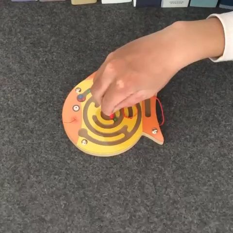 Magnetic Maze Wooden Montessori Toys Fine Motor Skills Toy Educational ...