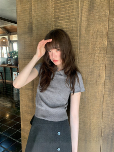 NIHAOKANONG | Áo Thun Polo Neck Tay Raglan