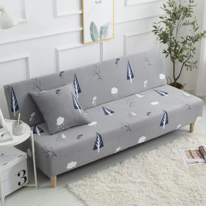 Tấm Trải Sofa Có Thể Gập Lại Không Có Tay Vịn Phủ Toàn Bộ Đàn Hồi Tấm Trải Giường Sofa Tấm Trải Sofa Mềm Mại Tấm Trải Sofa Tròn
