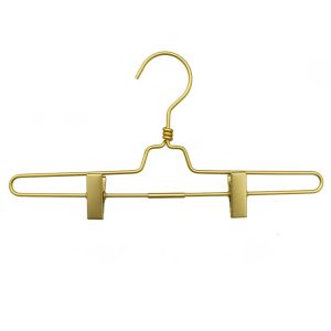 Non-Printed Aluminum Alloy Pant Rack Pantskirt Clip Hanging Clothes Rack Non Slip Stainless Alumimum Stretch Pants Clip 5 Pieces