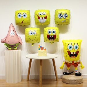 18 inch Spongebob balloon wedding decoration balloon children birthday decoration aluminum foil balloon party supplies festival  partyneeds birthday decor anniversary balloon partysupplies events decor DIY