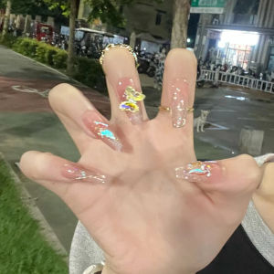 MONLEYTA | Nhựa móng tay thủ công Pure Handmade Nail Art 2025 Mẫu mới Mùa thu đông Cảm giác cao cấp Móng ngắn Móng trung bình Móng dài Dụng cụ làm đẹp móng tay