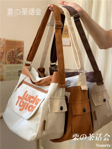 ARCTIC HUNTER túi đeo chéo cho nữ túi đeo nữ chéo Túi đeo vai nữ  Túi Đeo Một Bên Vai Vải Bố Sức Chứa Lớn Túi Đeo Chéo Chữ Cái Màu Sắc Phù Hợp Với Thiết Kế Nhỏ Dành Cho Nữ