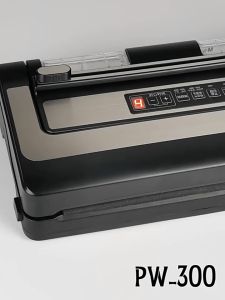 Máy Hút Chân Không PW300A Công Nghệ Mới không yêu cầu về loại túi hút tích hợp nhiều chức năng đáp ứng mọi nhu cầu về bảo quản thực phẩm và sản suất công nghiệp