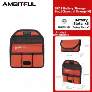AMBITFUL | Camera Battery Organizer Portable Digital Accessories Protection Bag