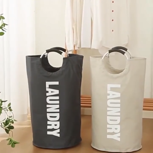 Sincecu 82L Waterproof Laundry Hamper – Collapsible Design with Lid | Large Capacity for Filipino Families!