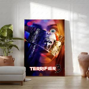 Bandai | Terrifier 321 Cổ Điển Bộ Phim Kinh Dị Poster In Hình Nghệ Thuật Treo Tường Tranh Canvas Halloween Trang Trí Nhà Phong Cách Hiện Đại Chất Liệu Giấy