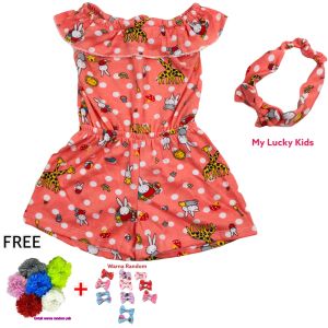 JUMPSUIT BABY NEWBORN CINDY usia 0-12 BULAN WITH BANDANA