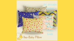 Set Bantal Guling imut Bantal tidur bayi  LP