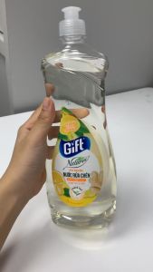Nước rửa chén gift natural chanh Yuzu & gừng chai 800GR