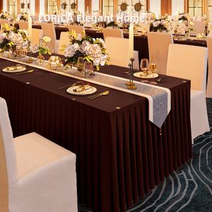 LORiCA | Custom Luxury Velvet Tablecloth for Events Clip Style