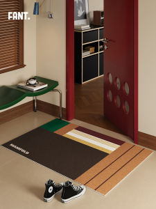 Outdoor Entrance Mat Ancient Style Memory Film Thread Loop Doormat High Precision Home Decorative Door Mat Dirt Resistant