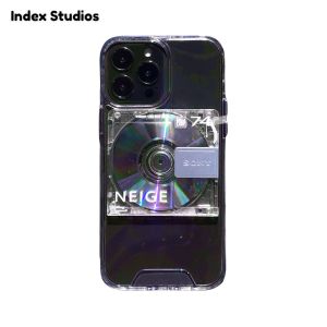 Index Studios Limited Edition Acrylic Sony MD Disc Phone Case Creative Retro Style Protective Cover for 13Pro