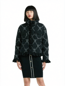 Original Design Thicker Ruffled Down Jacket
