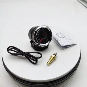 RYSJM | Cảm Biến Nhiệt Độ Dầu 52mm 7 Màu Đèn Nền 40-140 Độ ℃   Phụ Kiện Ô Tô Xăng Đa Năng 12V Với Cảm Biến 1/8NPT Để Giám Sát Xe