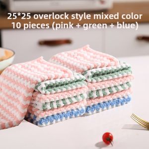 SHELI | Fish Scale Design Kitchen Towel Absorbent Non-Stick Oil