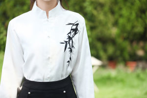 New Chinese Style Class Uniform Traditional Costume for Middle School Students Chorus Performance Sports Meeting Opening Ceremony