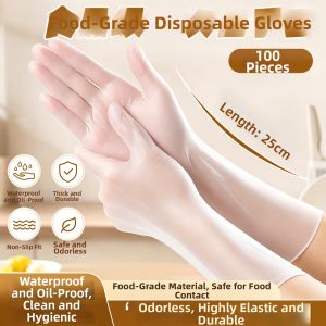 Durable Waterproof Food-Grade Disposable Gloves