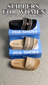 MIA New Women Slippers 6cm Sandals Thick Sole Slippers