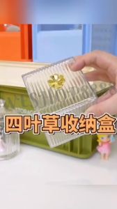 WESHOP8888 Transparent Cosmetic Storage Box Makeup Organizer Glass Bathroom Accessories Clear Container with Lid Terrariums Cosmetic Pad Storage