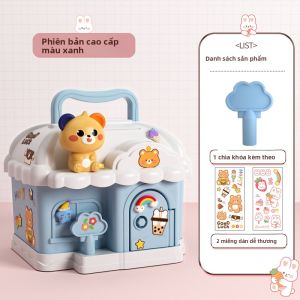 BABYSHOME | Hộp Đựng Tiền Có Mật Khẩu Và Vân Tay Dung Lượng Lớn
