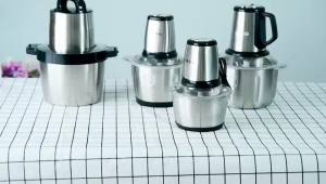 Jualan hebat [ Penghantaran dari China ]2025 Produk Baharu untuk Kegunaan Rumah dan Komersial 5L Pengisar Daging Elektrik Keluli Tahan Karat Pengisar Daging Pes Sayur Pes Bawang Putih Mesin Pembancuh Pes Cili JK