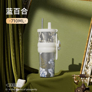 ถ้วยดื่มน้ำแบบมีตะแกรงป้องกันแบคทีเรีย ถ้วยดื่มน้ำเย็นได้นาน 6 ชั่วโมง ทนทานต่อการกระแทก เครื่องประดับส่วนบุคคล สำหรับผู้หญิง