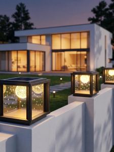 VINCAN | Waterproof Outdoor Solar Pillar Light