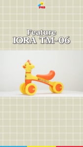 Mainan Anak Balance Bike PMB IORA Doodle TM06 - GOWES LAJU