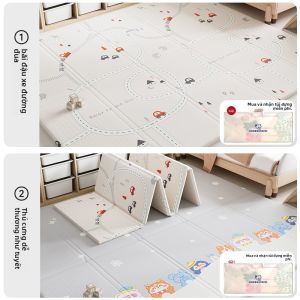 AOBIXIONG | Thảm Bò An Toàn Không Độc Không Mùi 2cm