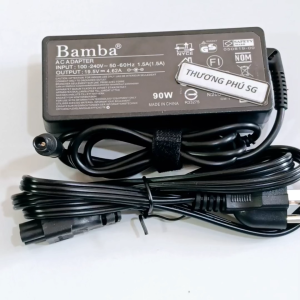 Sạc Laptop DELL 19.5V - 4.62A / Đầu Kim 7.4mm x 5.0mm (Sạc Dell BAMBA chính hãng)