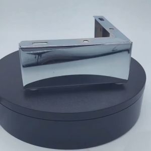 L Type Furniture Chrome Iron Leg For Sofa /Cabinet / Bed /Table