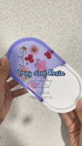 CETAKAN RESIN COASTER TRAY BESAR OVAL LONJONG: TAHAPAN PEMBUATAN & PENGGUNAAN