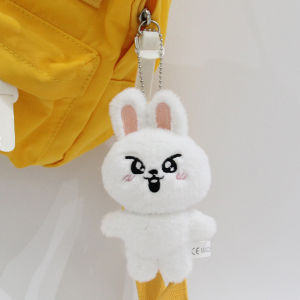 New SKZOO Stray Kids10cm Emoji Plush Doll Keychain Mini Plush Doll Pendant Toy Doll Bag Pendant Childrens Festival Gift