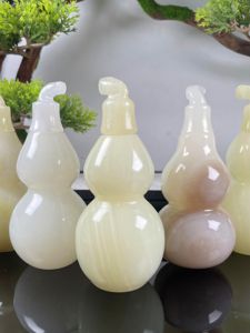 Đồ Trang Trí Mini Gourd Bằng Ngọc Afghanistan Màu Xanh Lá Cây Trung Quốc Đồ Trang Trí Bằng Ngọc Bùa May Mắn Trang Trí Phòng Khách