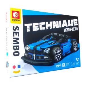 Mainan Anak Sembo Block Techniaue Sport Car Brick Toys DIY Bongkar Pasang