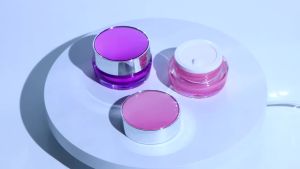 Acrylic White Pink Purple Eyeshadow Box 5g-30g Eye Cream Jar Empty Face Cream Bottle Thickened Cream Box Cosmetic Container