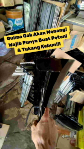 Garuk Rumput & Gulma 2in1 Baja Asli – Ukuran 25cm & 30cm  Alat Kebun Gagang Panjang