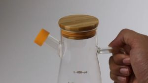 Botol Minyak Kaca Heat Resistant KG75: Botol Minyak Goreng Wangi Mewah & Aesthetic